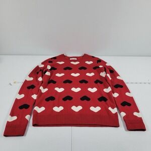 Charter Club Women's Sweater Size P/P Heart Pattern